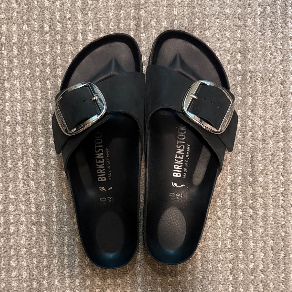 Birkenstock Madrid Big Buckle oiled leather